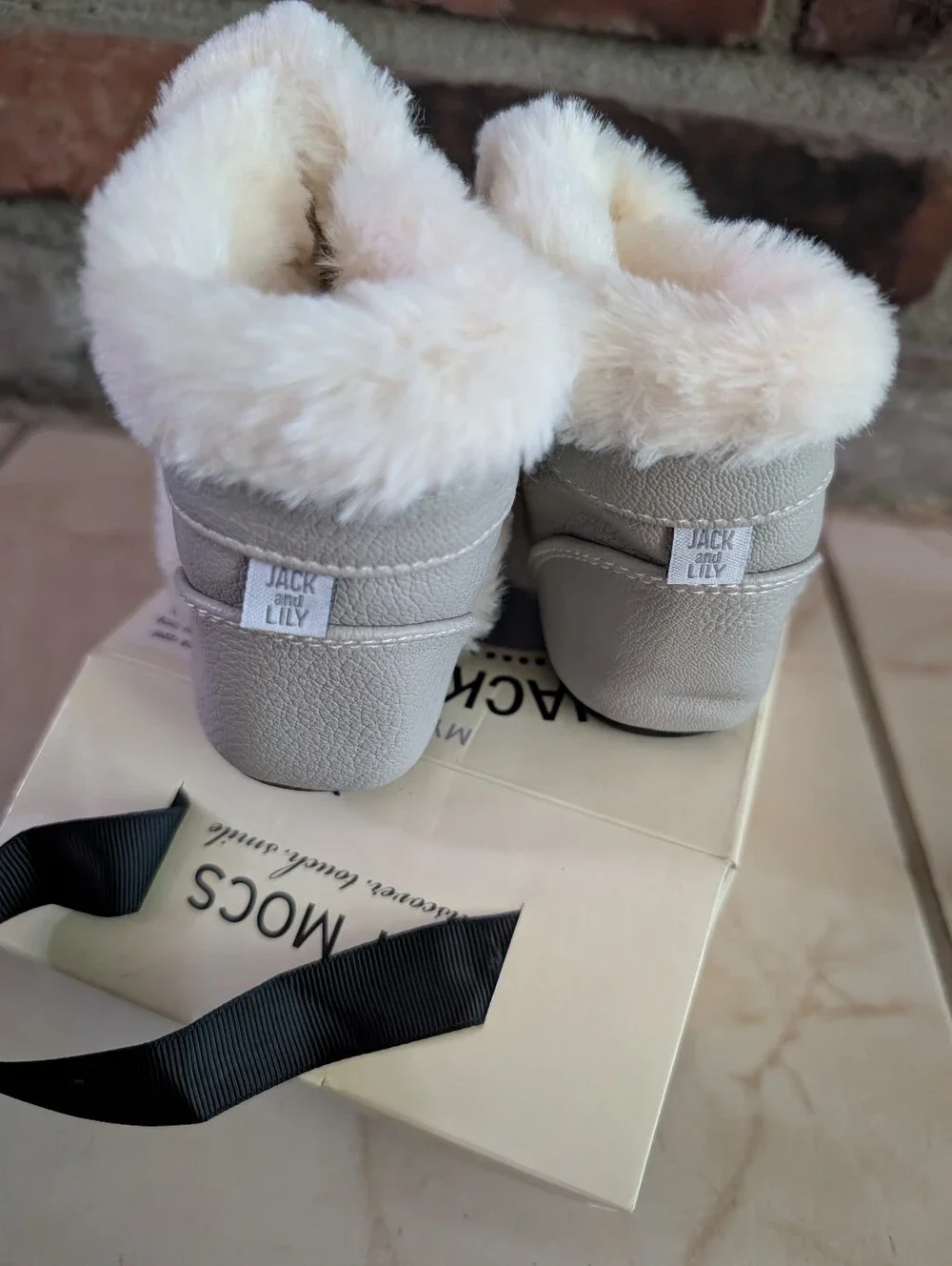 Jack & Lily Cozy Gray Boots